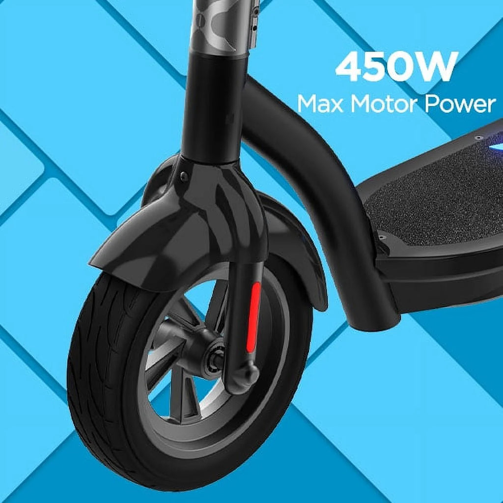 Electric Scooter 18 mph Max Speed Black a7
