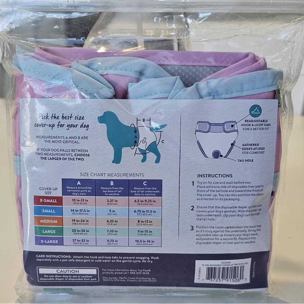 Pink Washable Diaper Cover Ups for Pets a7