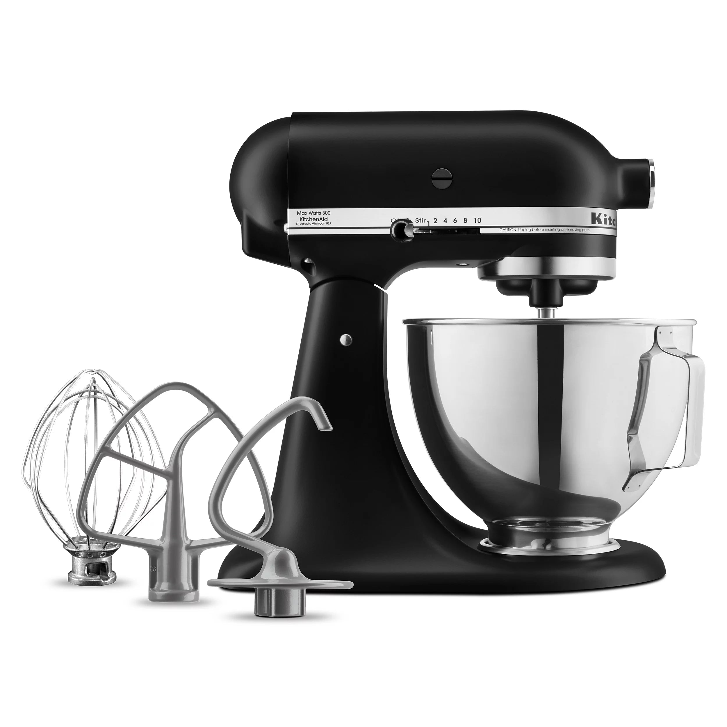 Stand Mixer 4.5 Quart Tilt-Head Black Matte a7
