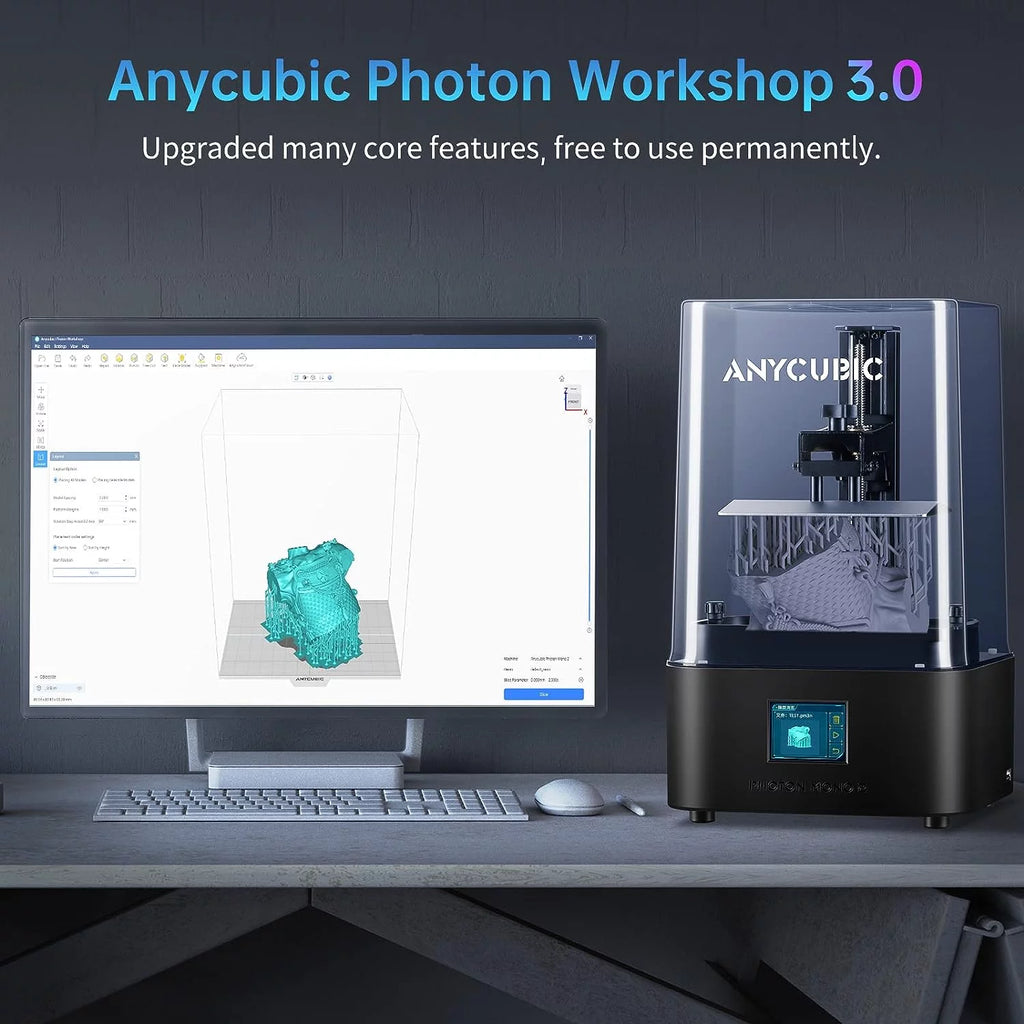 3D Printer with 5KG UV Resin a7