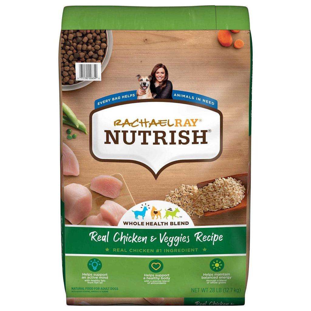 Rachael Ray Nutrish Dry Dog Food Real Chicken &amp; Veggies Recipe - Pet Supplies online store