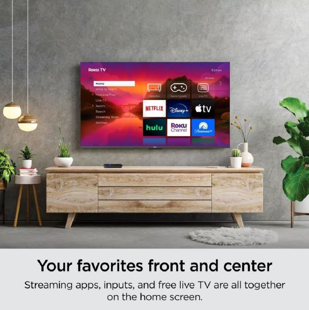43" 4K HDR Smart TV with Streaming Apps Wi-Fi k7