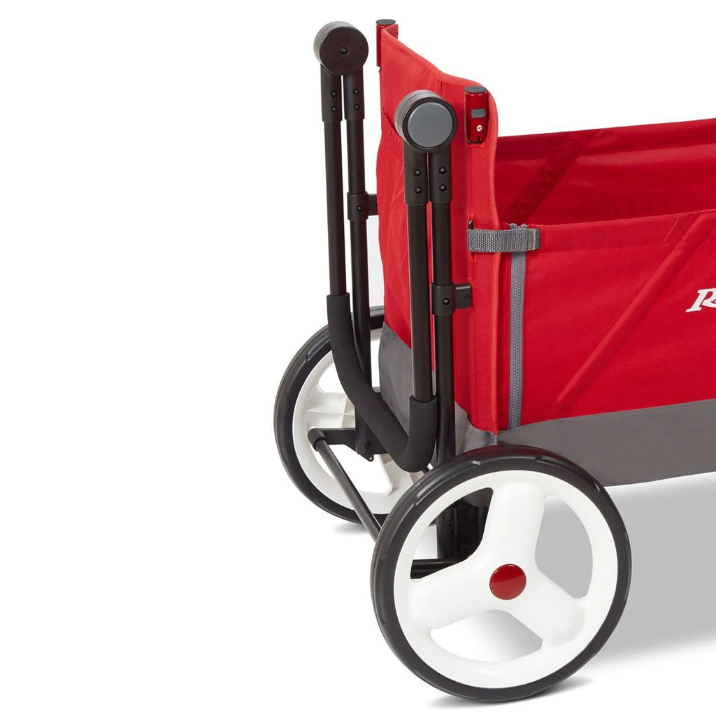 Stroll N Wagon with Pull & Push Handle, Red/Black k7m