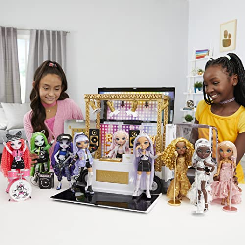 Posable Fashion Doll with 2 Outfits and Vanity Playset k7m