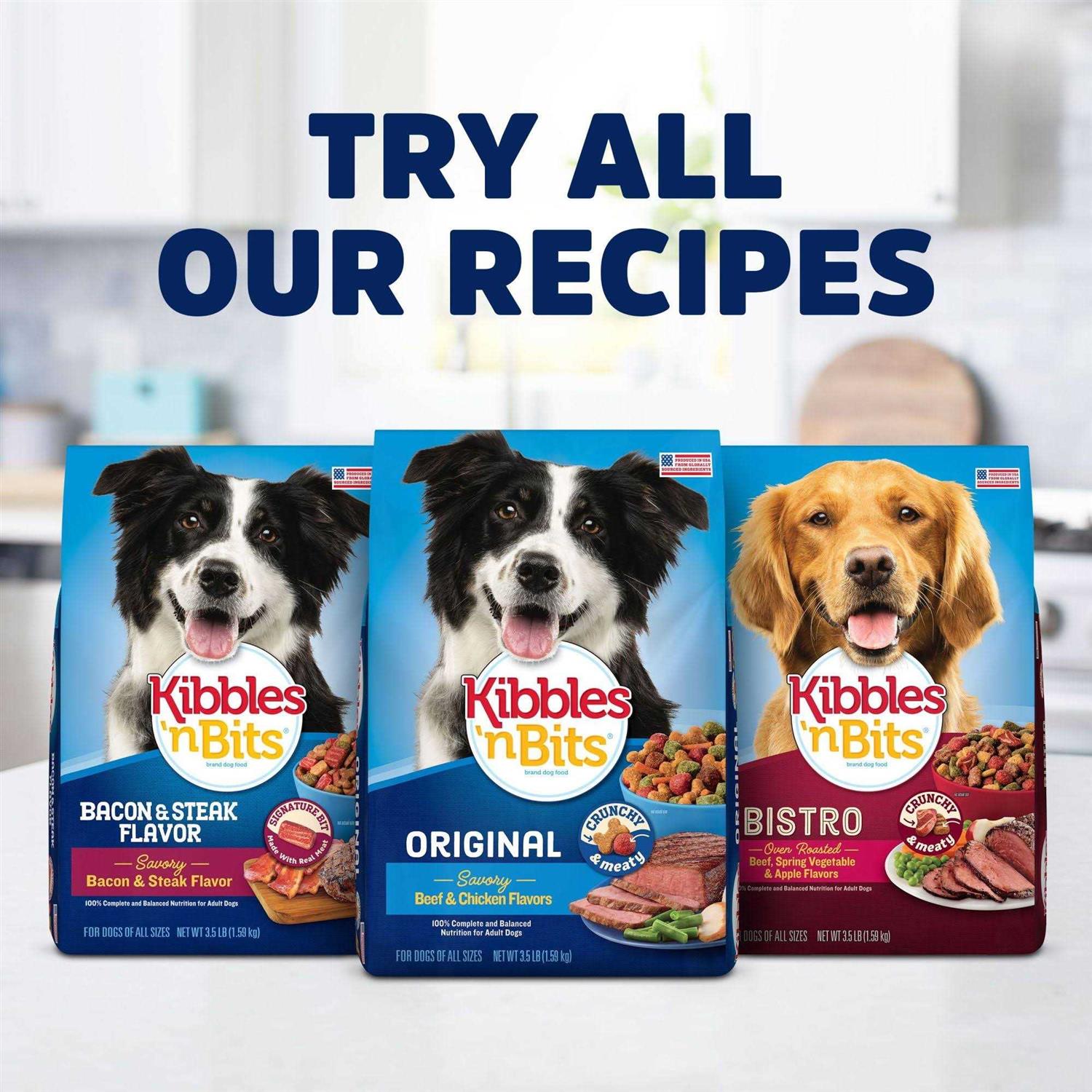 Mini Bits Bacon Steak Flavor Dry Dog Food k7