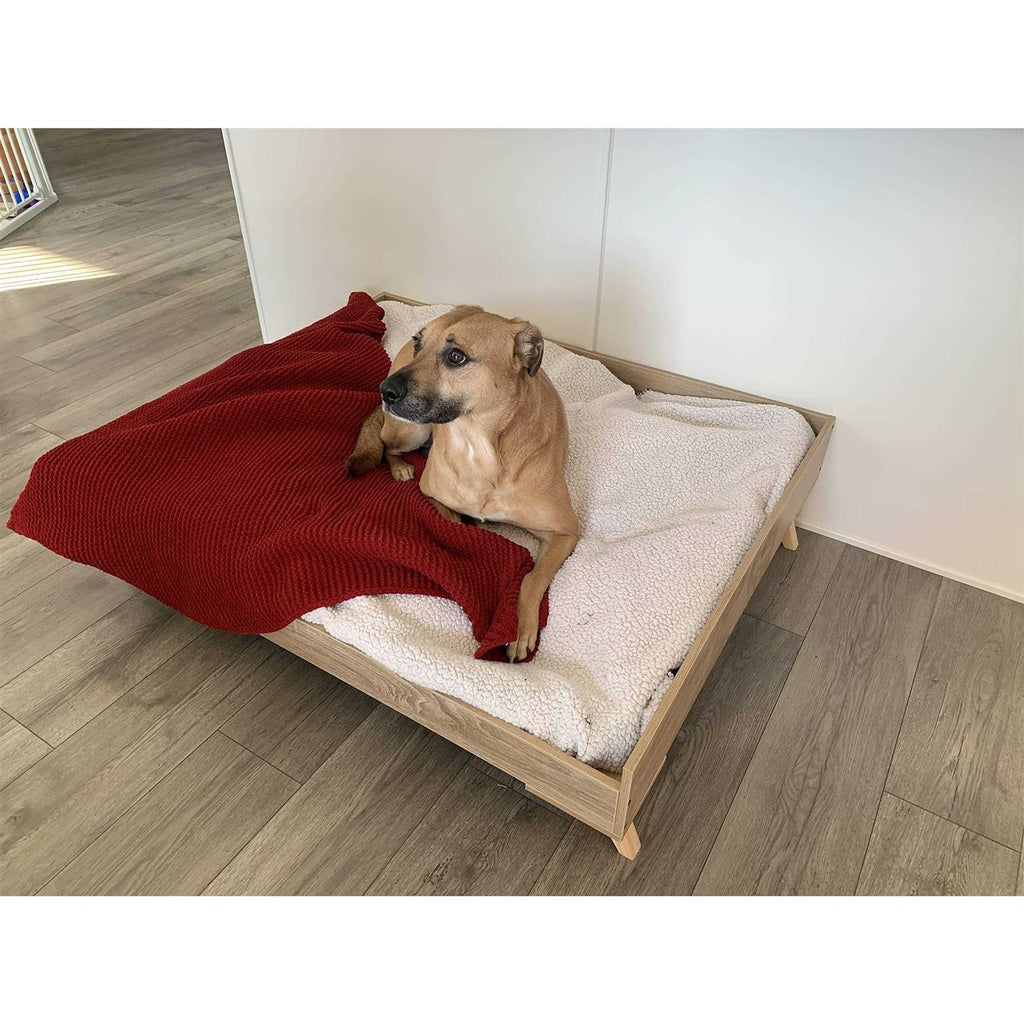 Raised Wooden Dog Bed Frame k7m