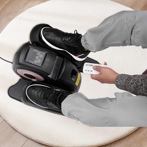 Seated Pedal Exerciser for Seniors Under Desk Mini Elliptical Machine k7q