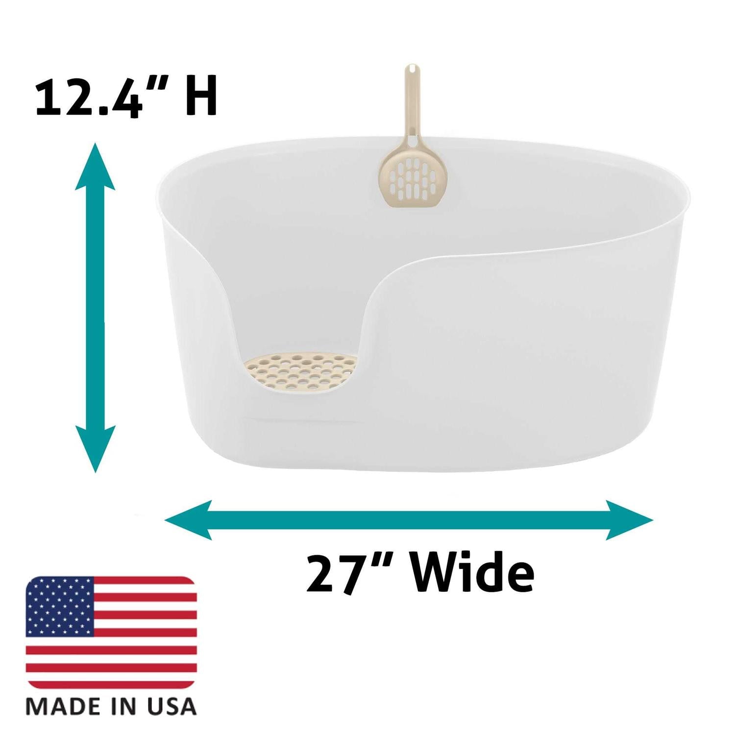 Cat Litter Box XL with High Wall a7