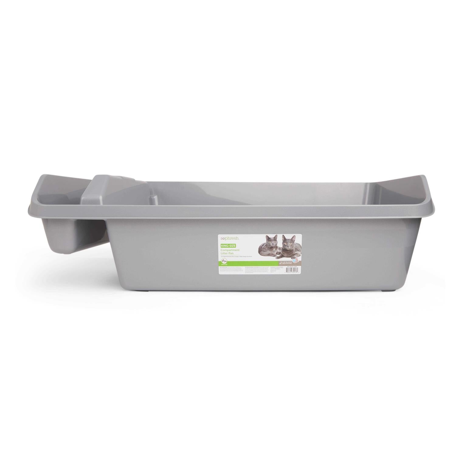 Cat Litter Pan with Compartment a7