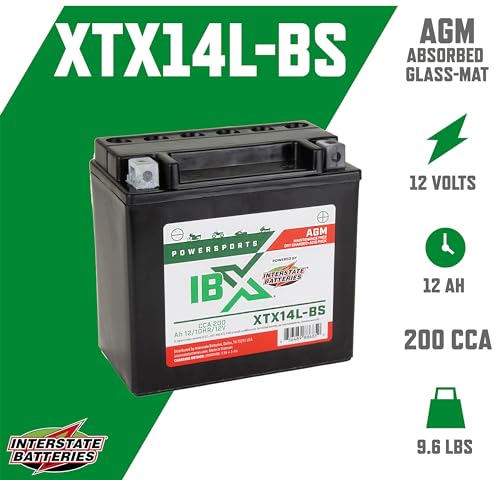 YTX20CH-BS 12V 18Ah Powersports Battery 230CCA AGM Rechargeable k7