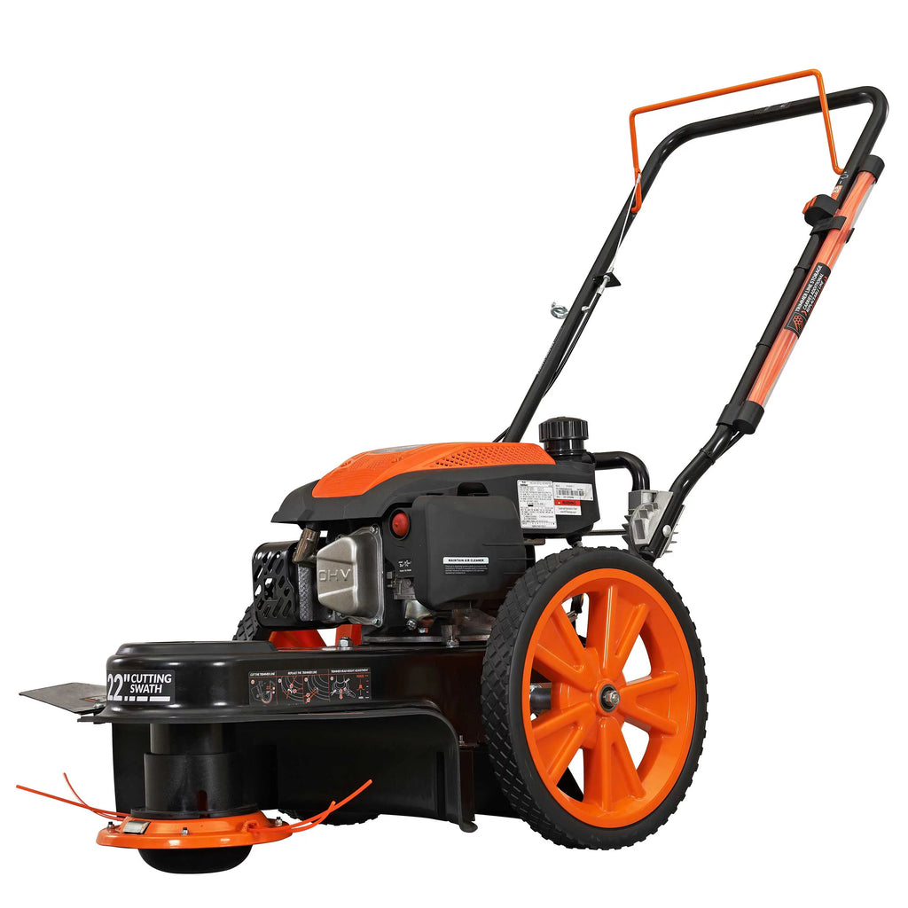 22 in. 170cc Gas Walk Behind String Trimmer Mower k7