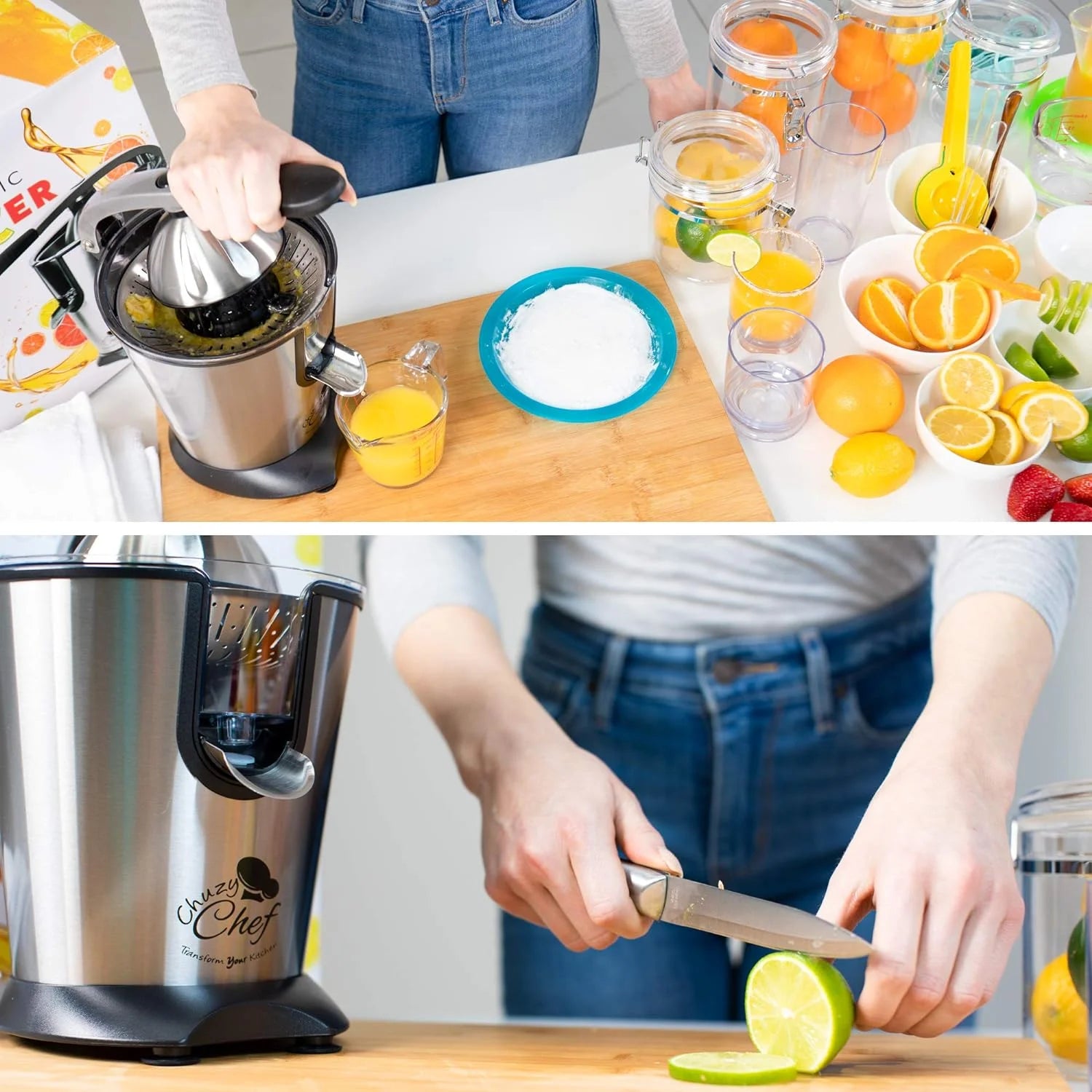 Citrus Juicer Electric Fruit Squeezer Orange Lemon Lime 7k