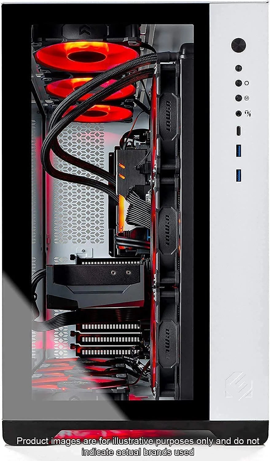 Gaming Desktop PC Ryzen 7 RTX 3080 Ti 1TB SSD 16GB RAM White k7
