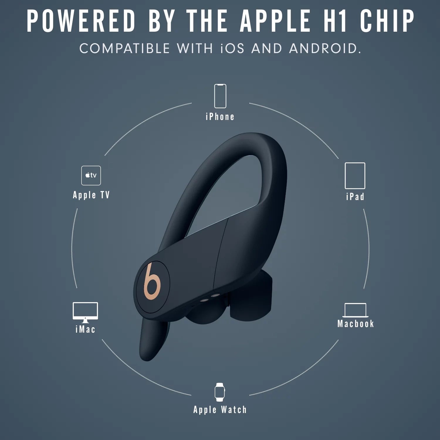 Wireless Earbuds with Charging Case Navy k7p
