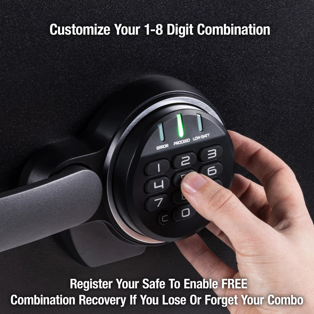 Water and Fire-Resistant Safe with Digital Keypad Lock 2.0 cu ft k7