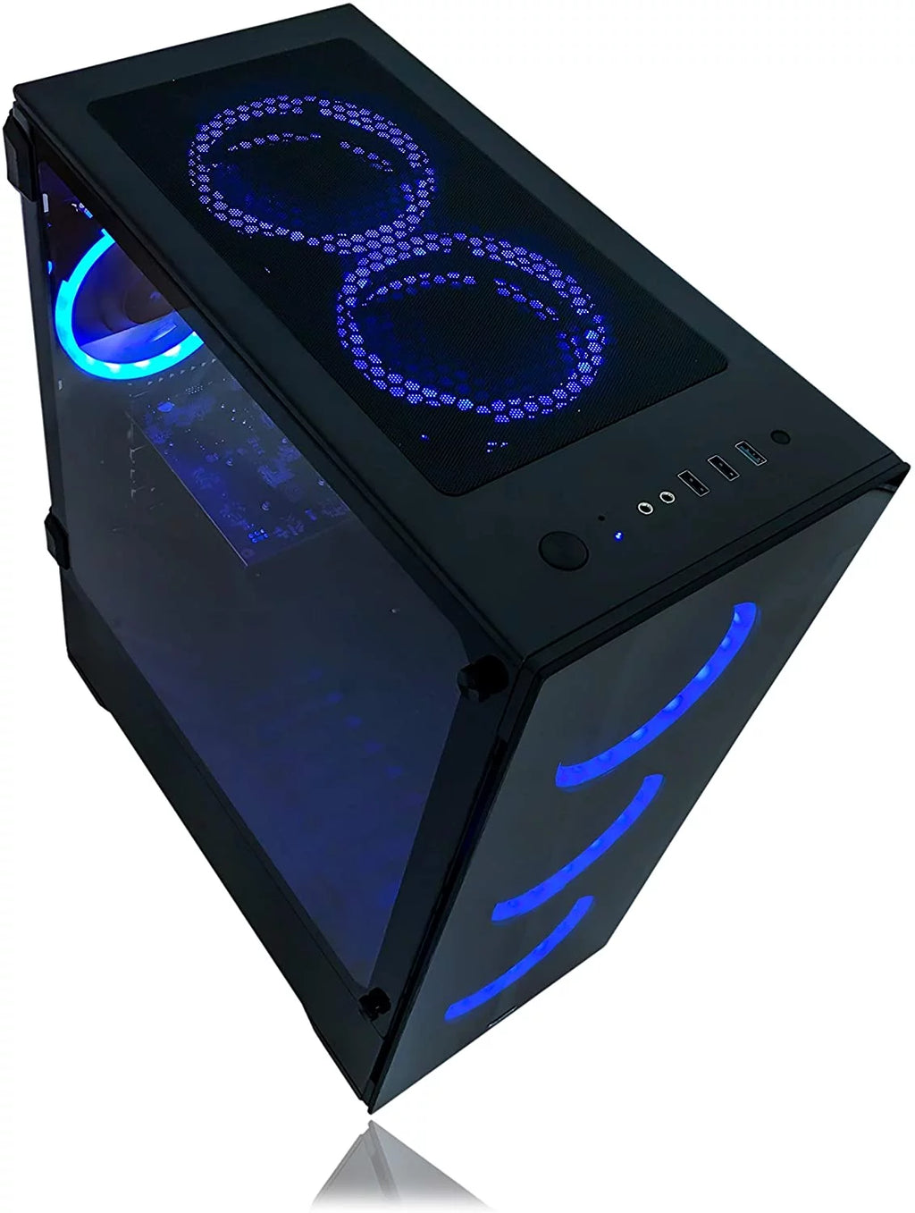 Gaming Desktop PC Intel 3.70GHz 16GB RAM 512GB SSD RX 580 8GB Windows 11 RGB k7