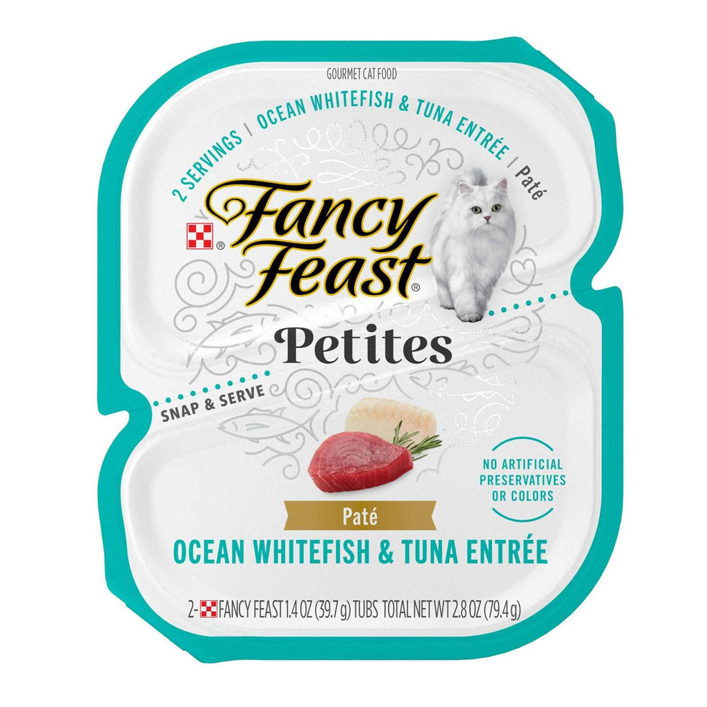 Fancy Feast Petites Ocean Whitefish &amp; Tuna Pate Wet Cat Food - Pet Supplies online store