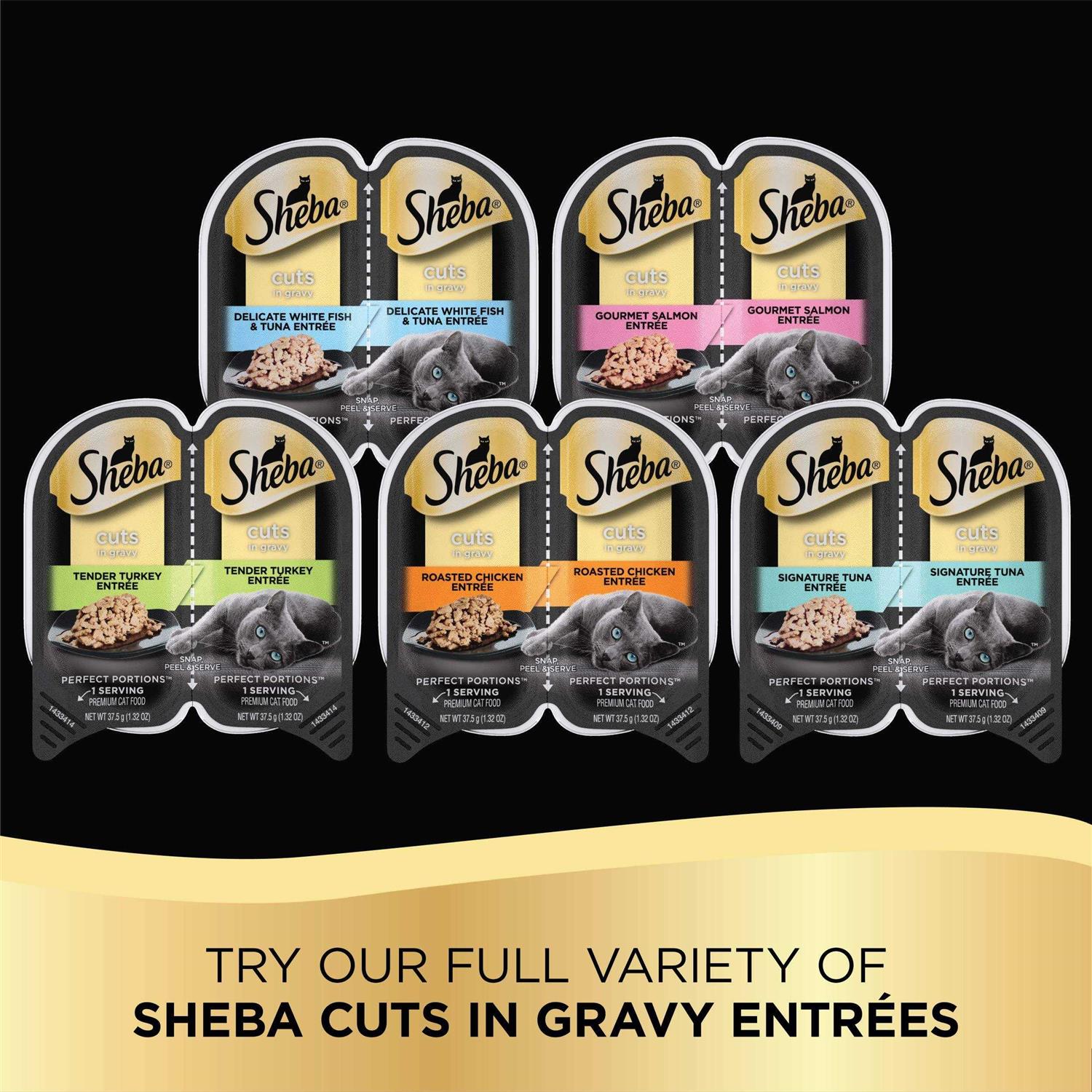 Wet Cat Food Cuts in Gravy Mixed Grill Entree k7