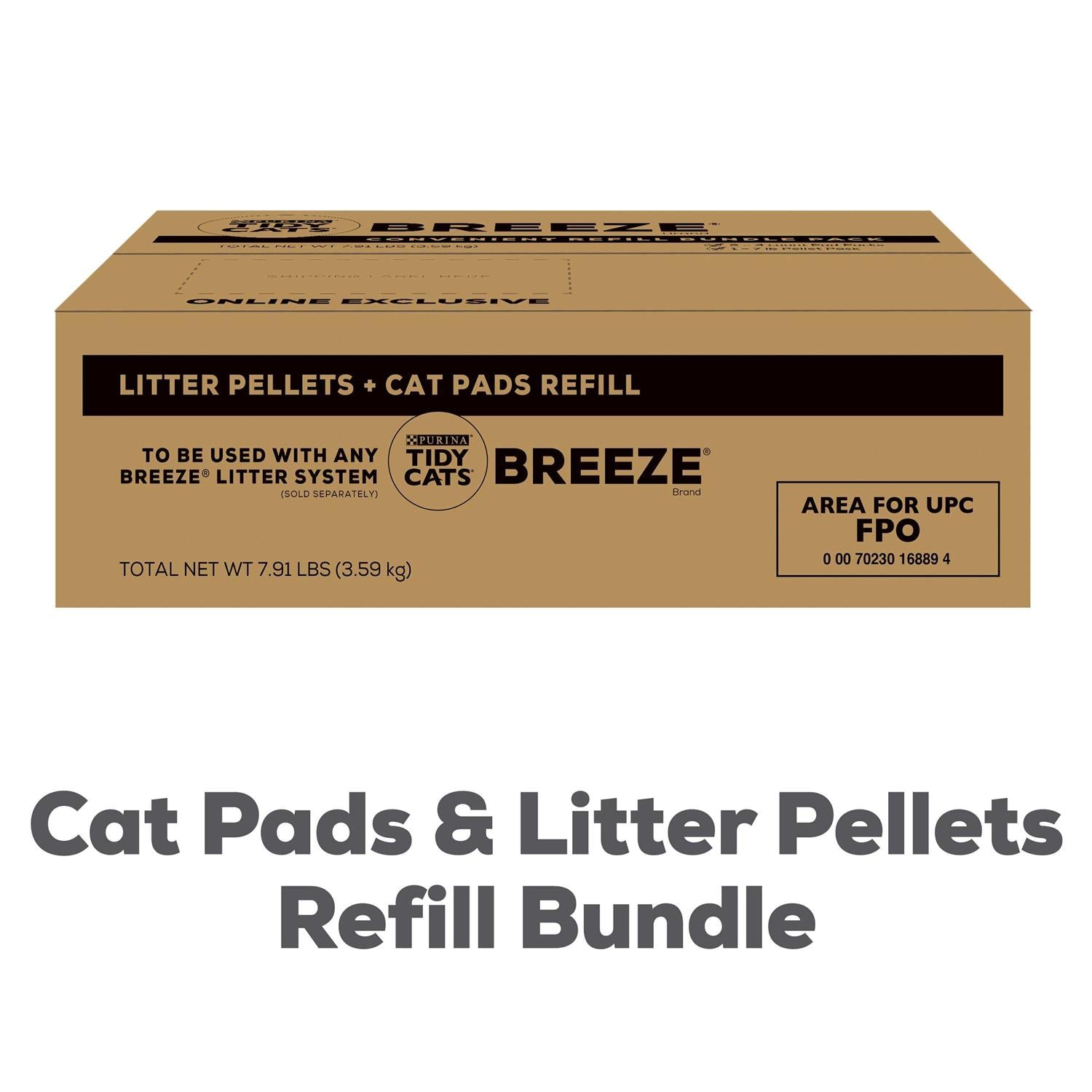 Cat Pads & Litter Pellets Bundle Pack 7.91-lb box k7