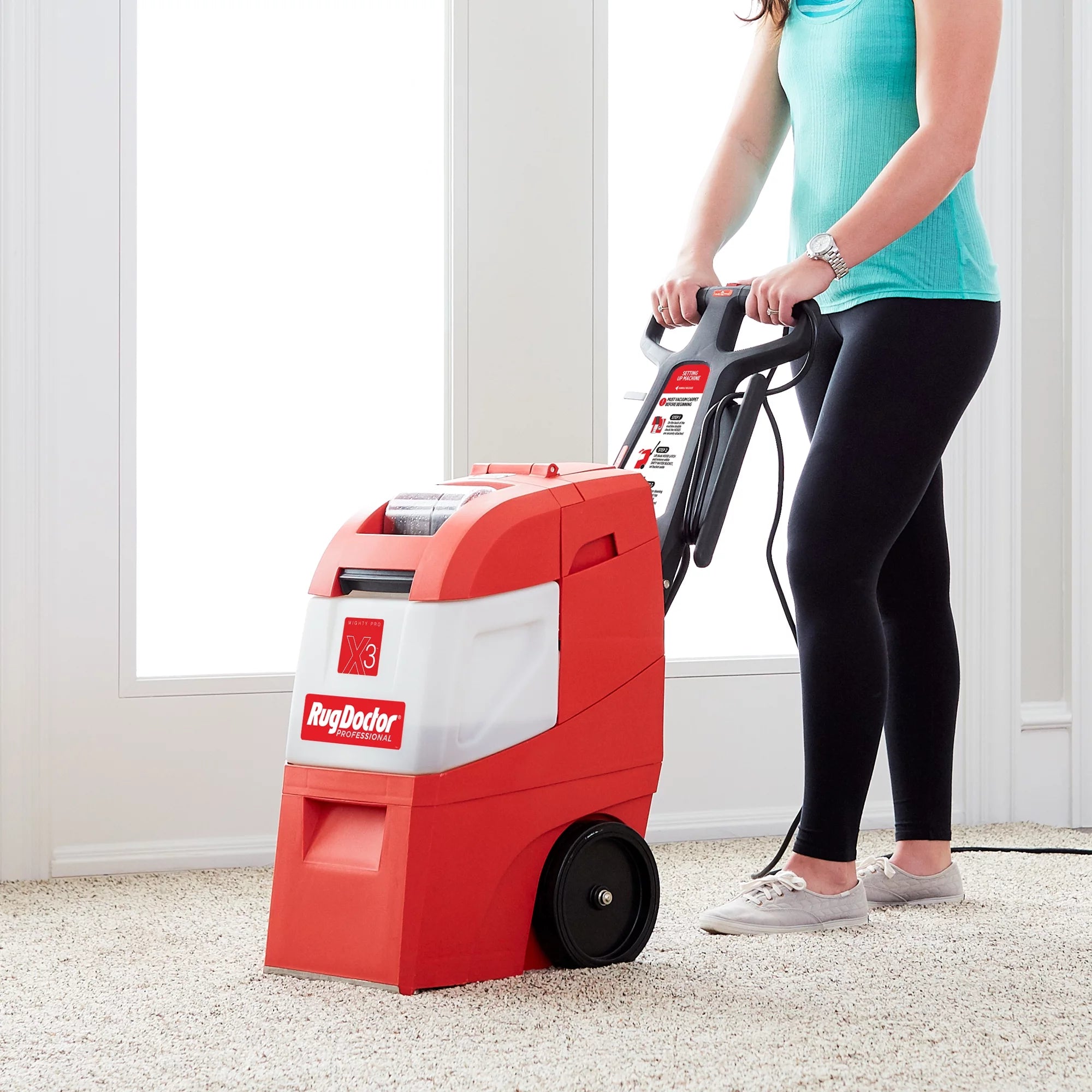 Carpet Cleaner Machine Large Red Pet Pack k7m