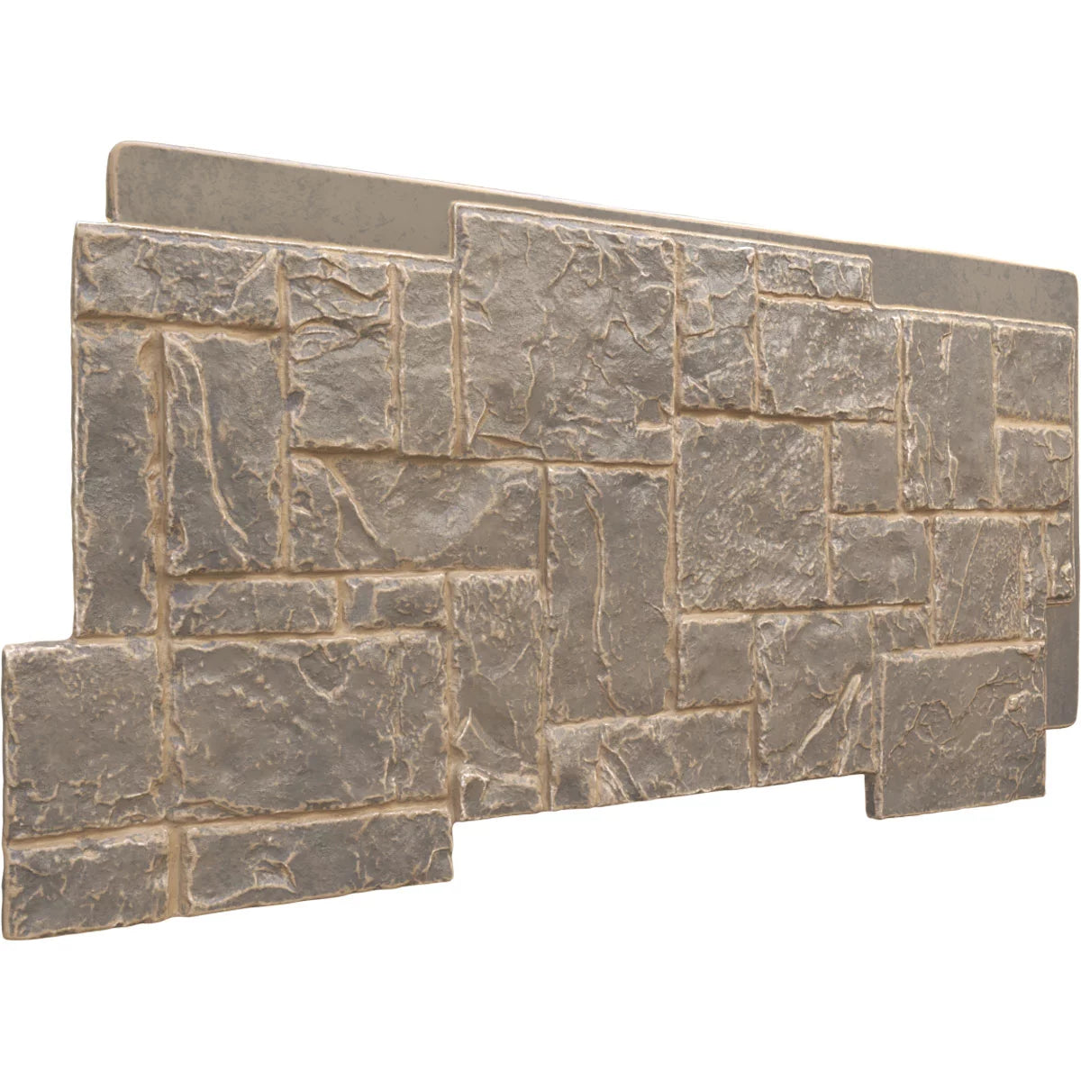 StoneWall Faux Stone Siding Panel 49in x 24in x 1in k7