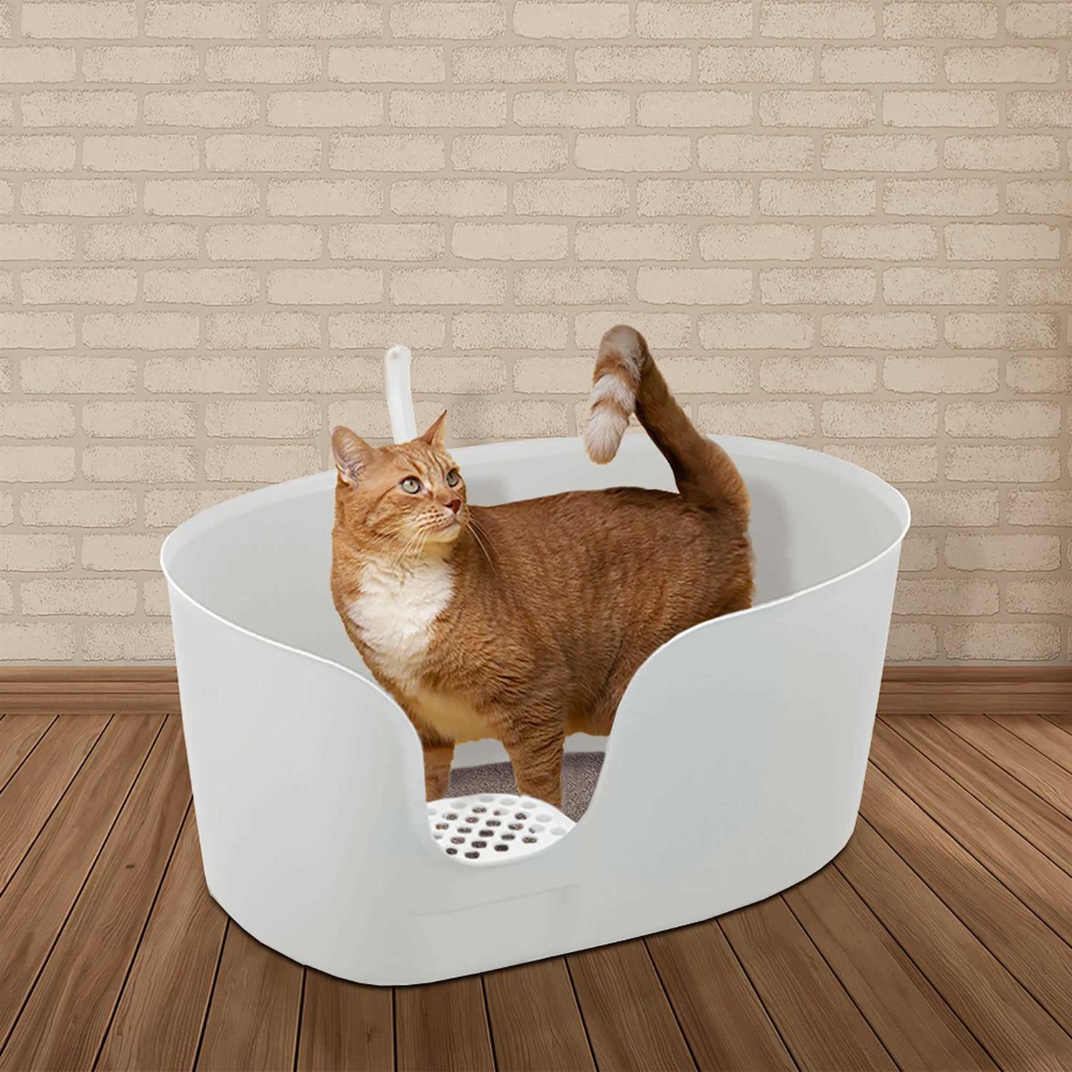 Cat Litter Box XL with High Wall a7
