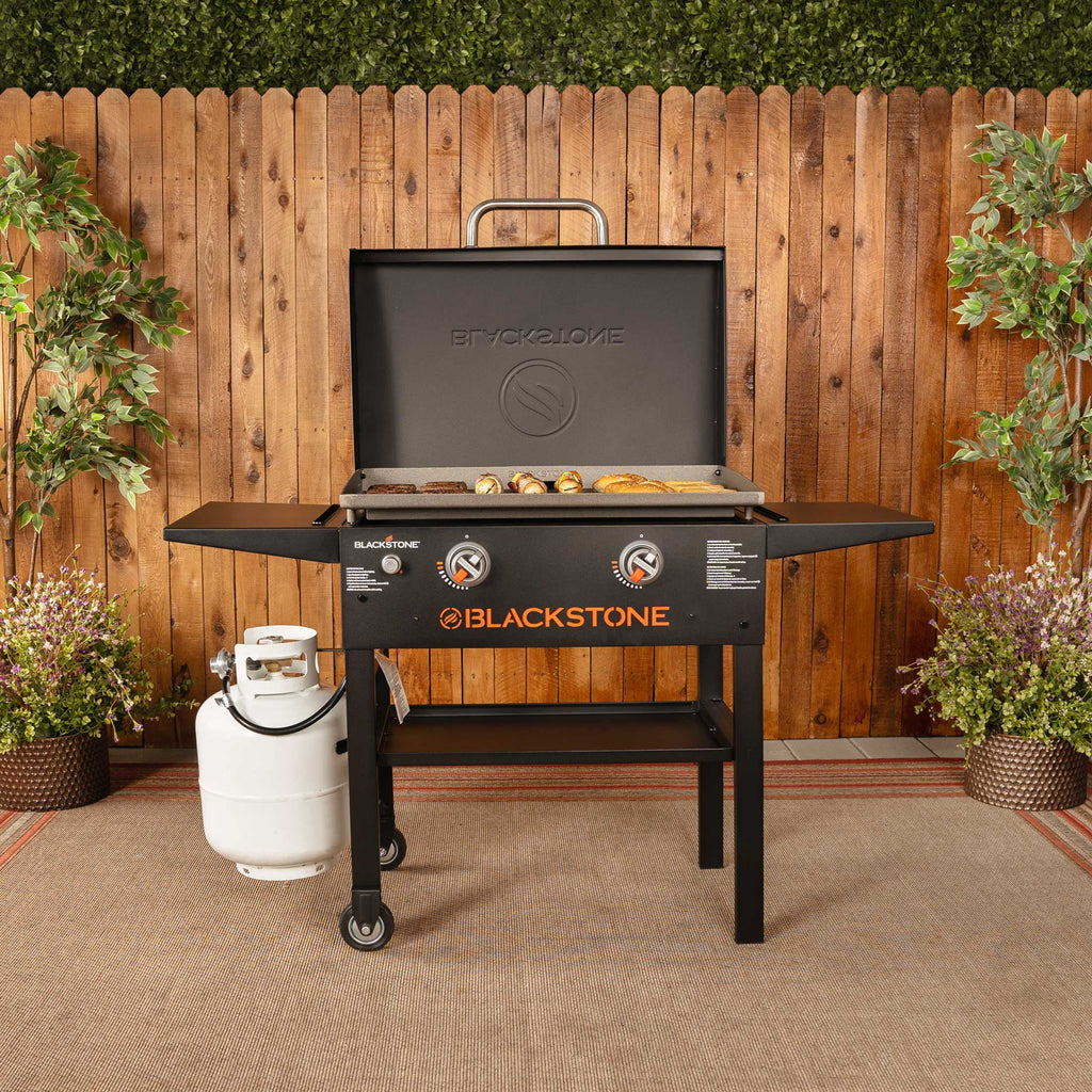 2-Burner 28" Propane Griddle with Hood a7