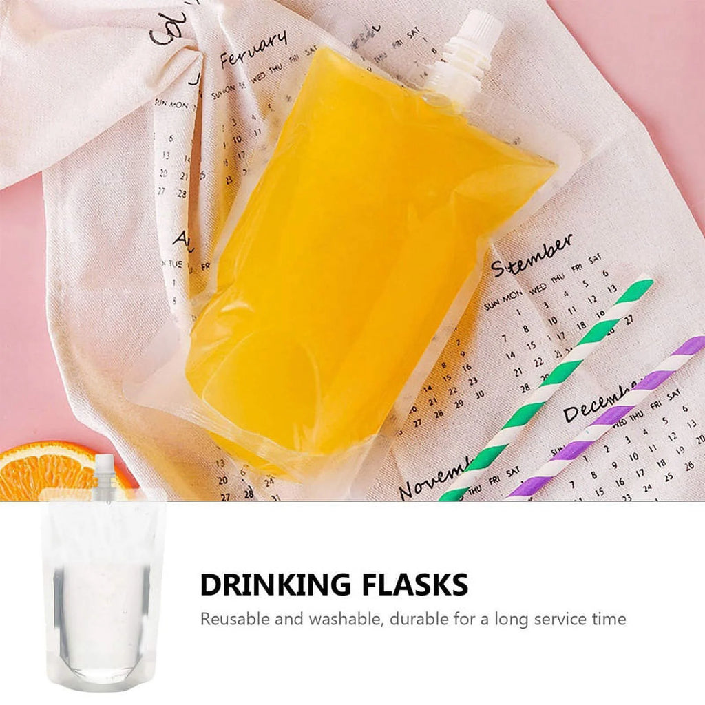 Liquid Stand Up Pouch 100ml Leak Proof Drink Packaging a7