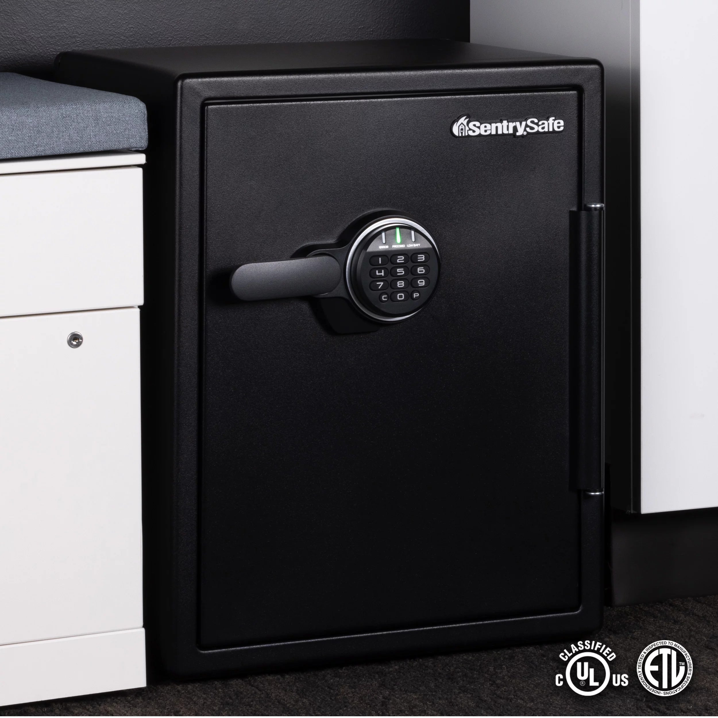 Water and Fire-Resistant Safe with Digital Keypad Lock 2.0 cu ft k7