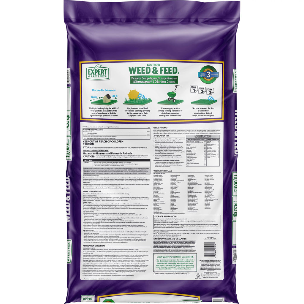 Lawn Weed & Feed Fertilizer 32 lb a7