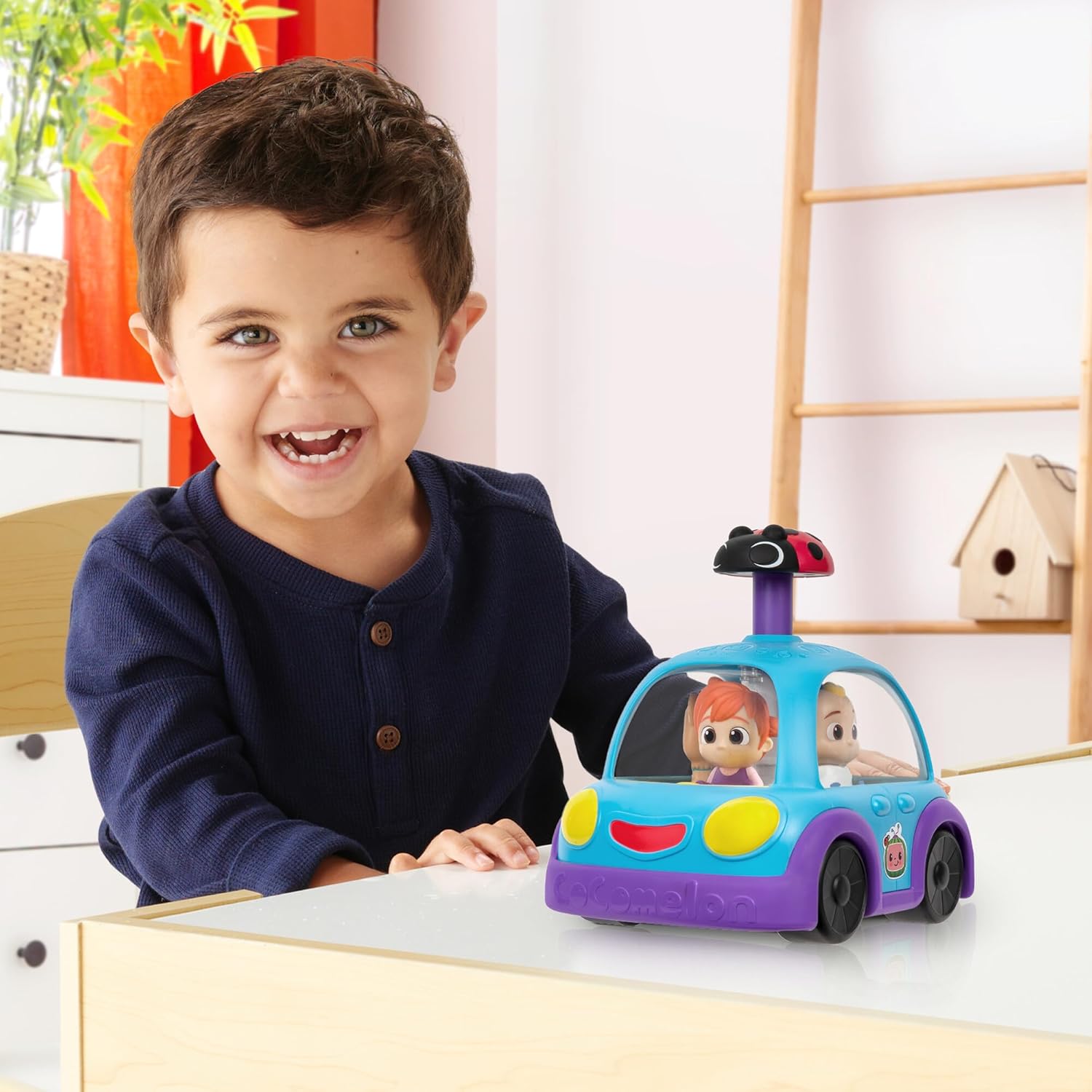 Musical Push Car for Toddlers with Lights and Songs a7