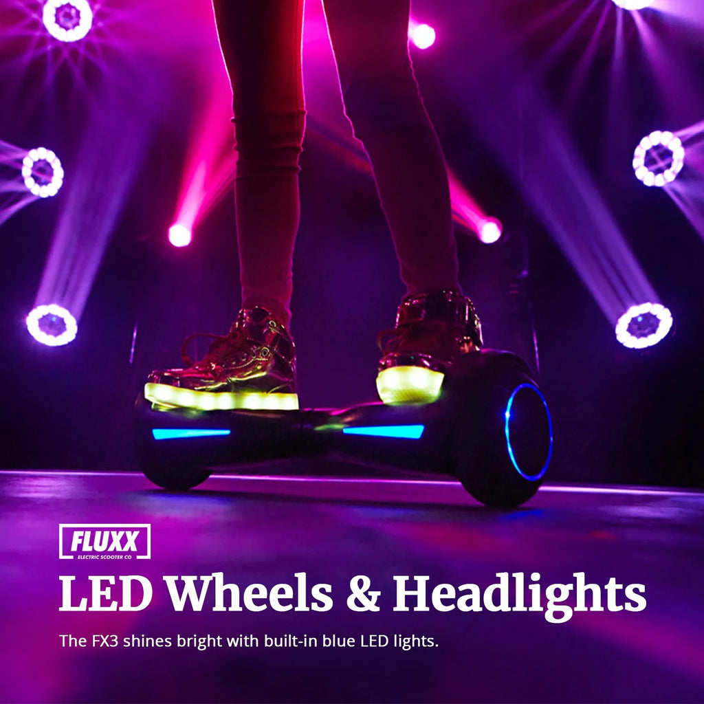 Hoverboard for Kids Adults 200W LED Wheels 6.2mph Pink k7