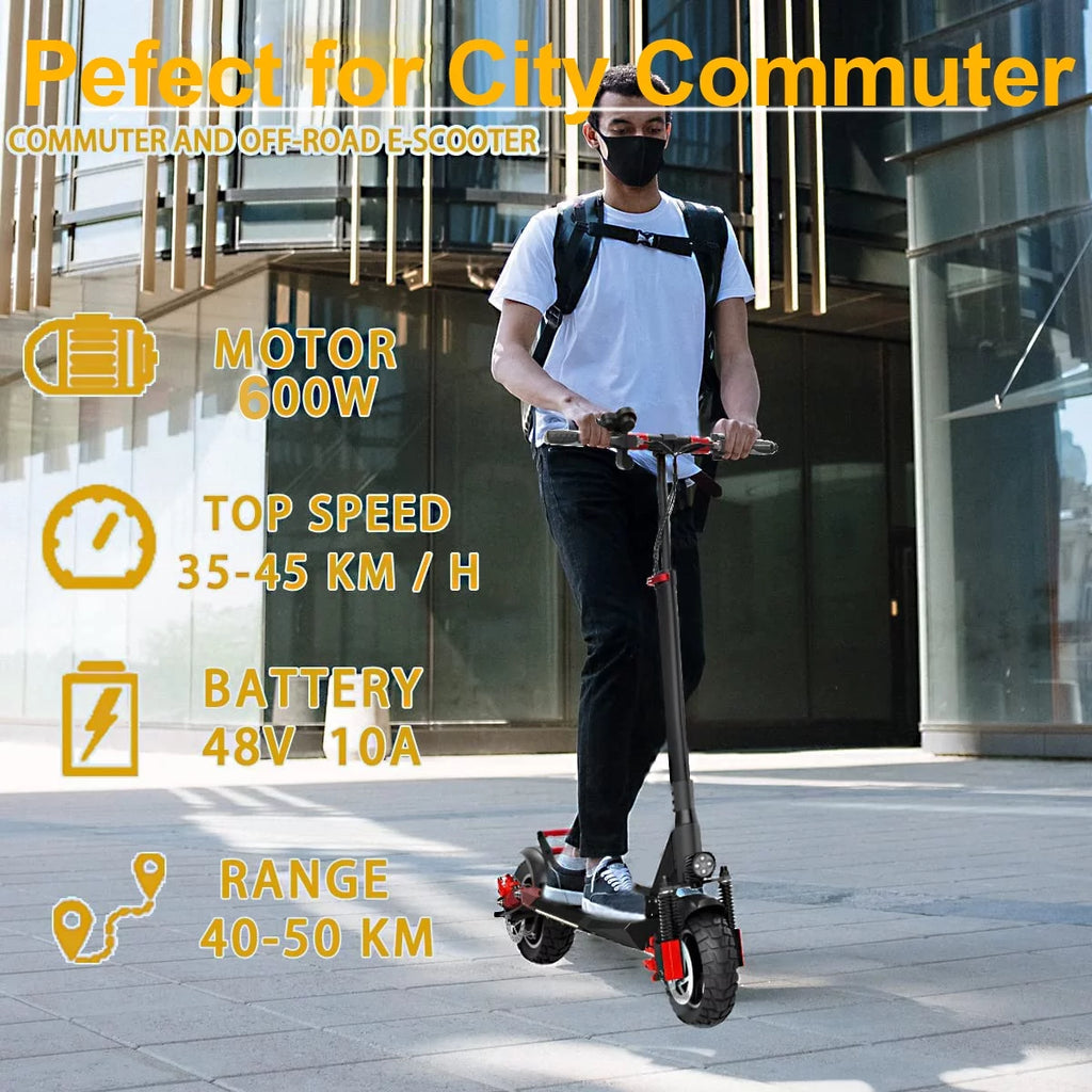 Electric Scooter 700W 10" Tires Folding Commuter a7