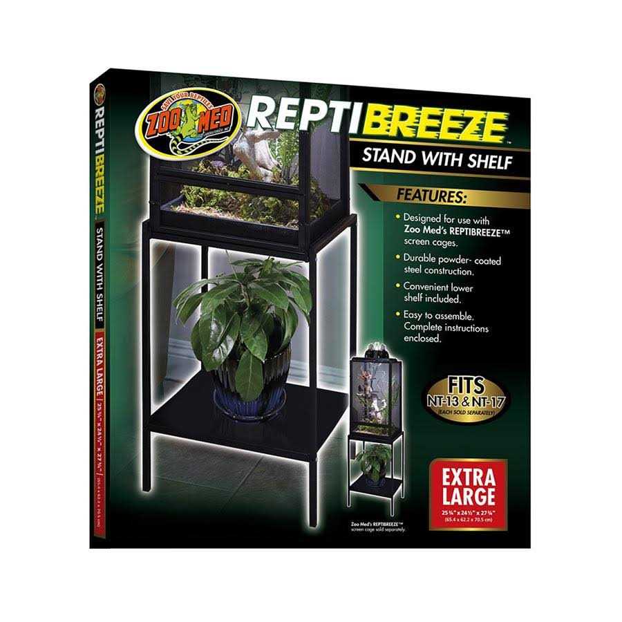 Reptile Enclosure Stand with Shelf k7