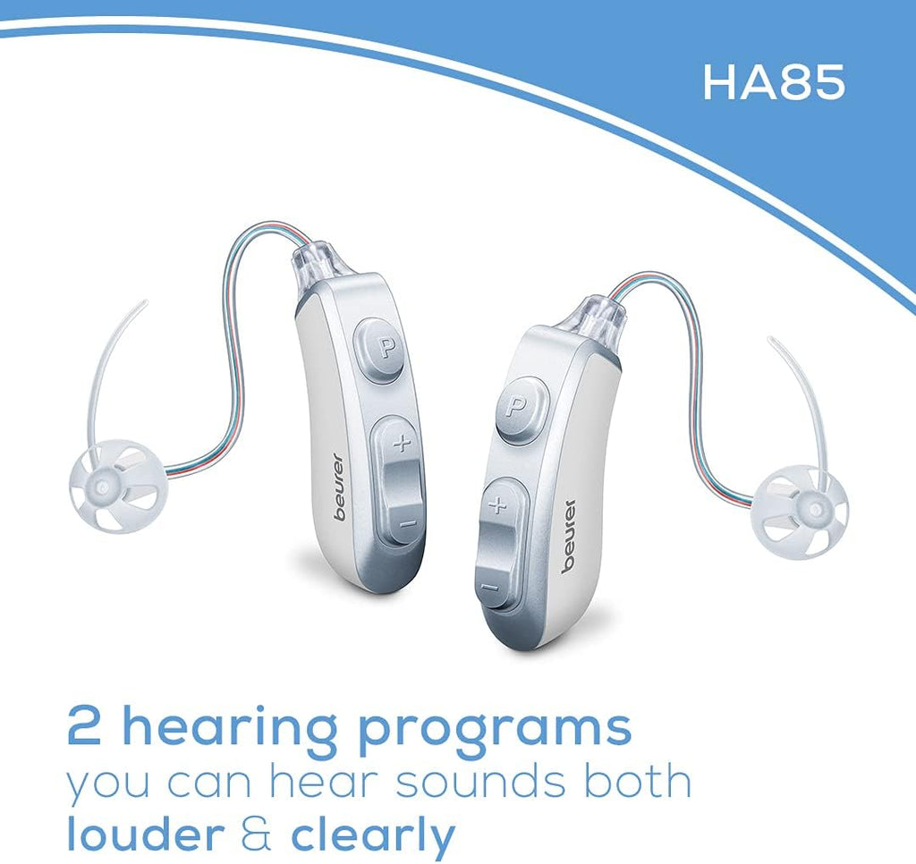 Digital Hearing Amplifier for Seniors Adults Adjustable Sound Grey k7