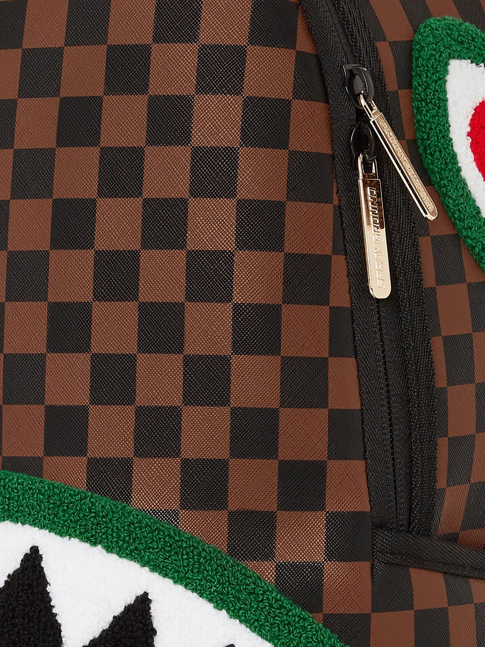 Chenille Backpack Brown k7m