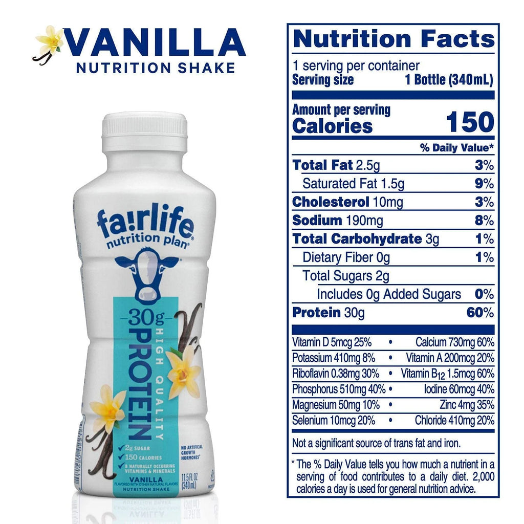 Vanilla Protein Shake 11.5oz 12pk k7