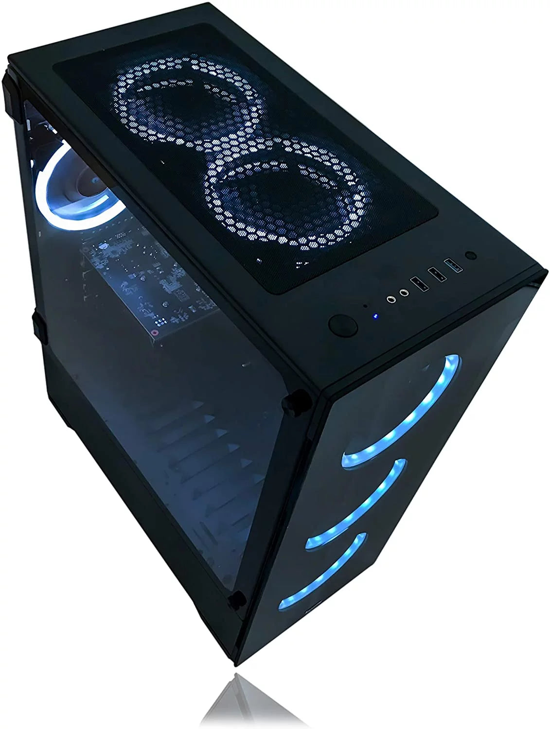 Gaming Desktop PC Intel 3.70GHz 16GB RAM 512GB SSD RX 580 8GB Windows 11 RGB k7