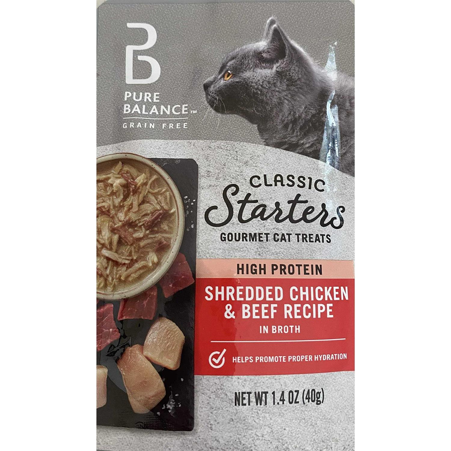 Shredded Chicken & Beef Broth Cat Treats k7m
