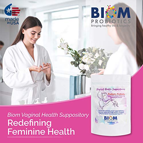 Probiotic Suppository for Vaginal pH Balance 30 Count k7
