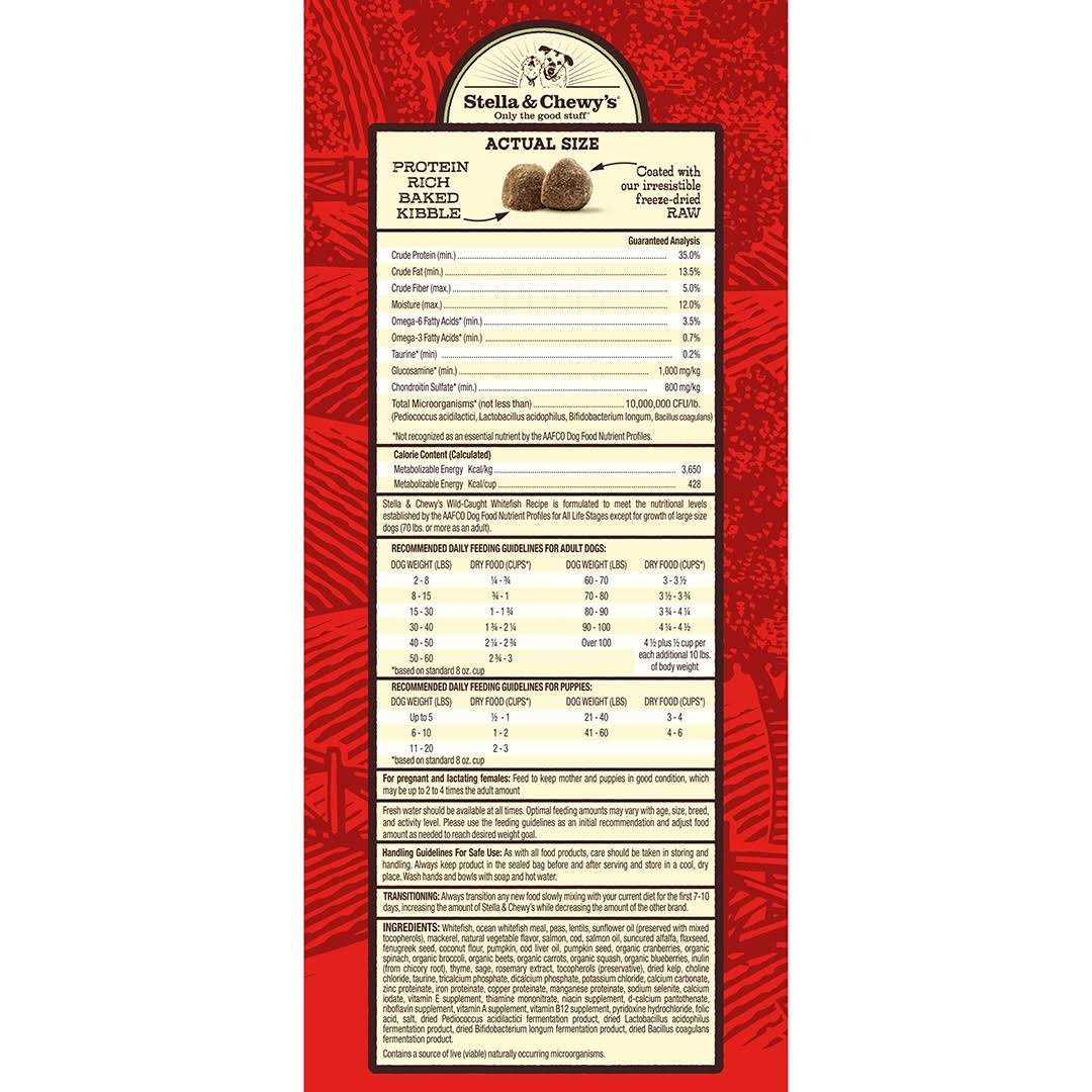 Dried Dog Food Whitefish Recipe k7p