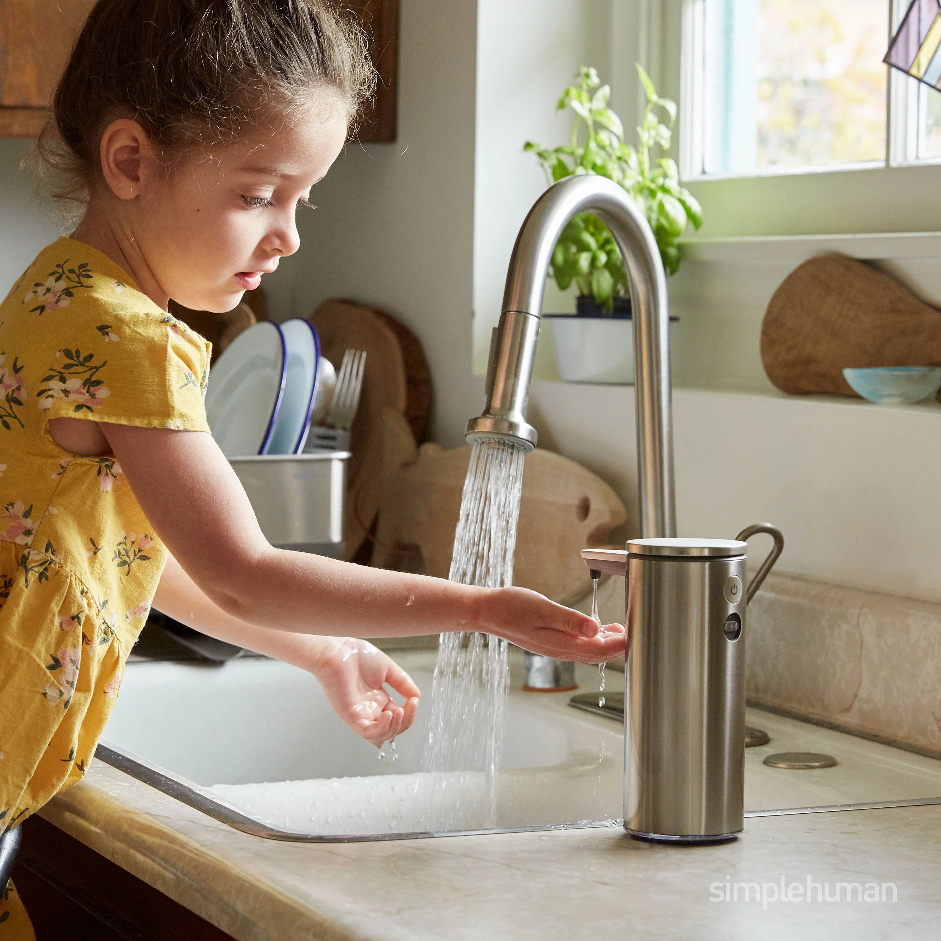 Soap Dispenser Touch-Free Sensor Rechargeable a7
