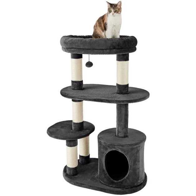 Cat Tree Condo with Faux Fur a7