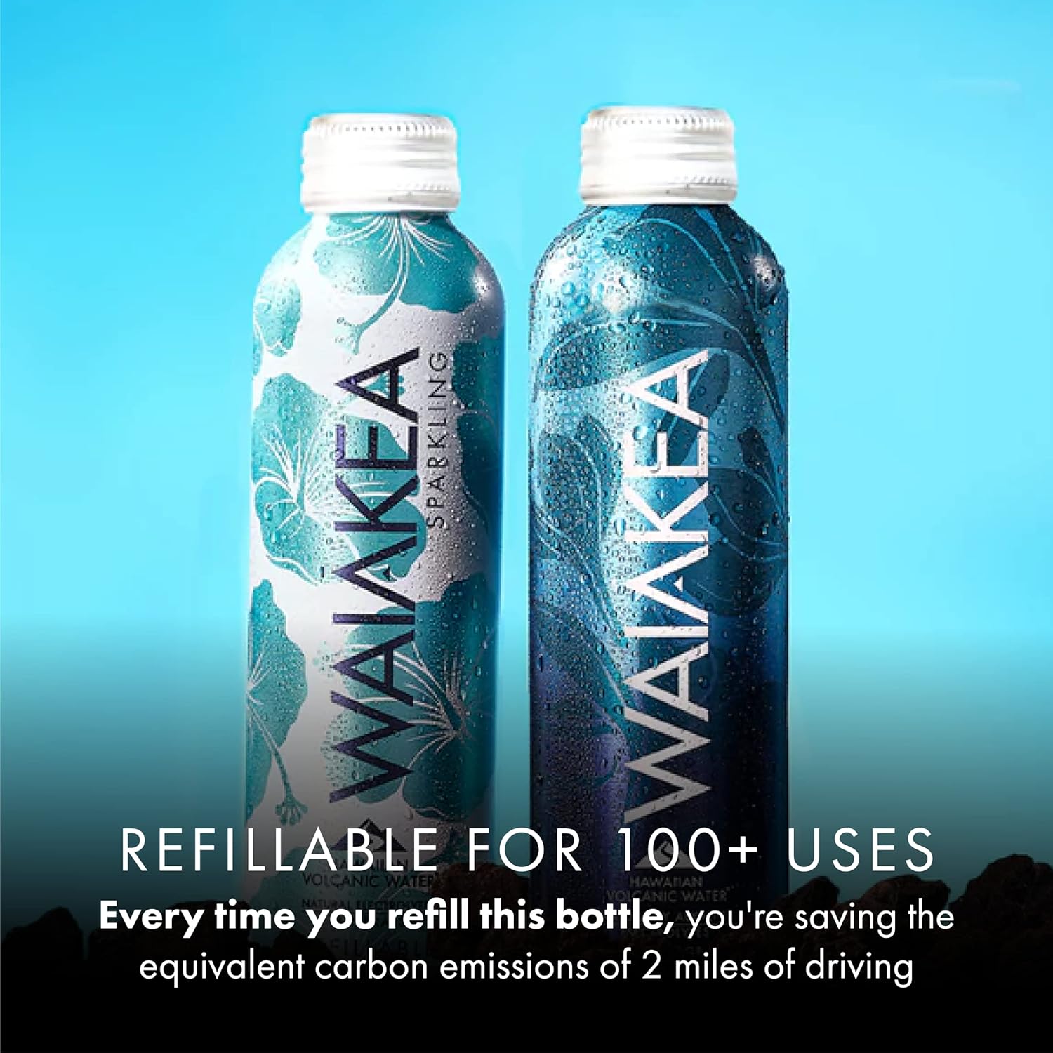 Volcanic Water 670ml Refillable Aluminum 12-pack a7