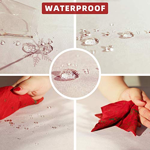 Watercolor Poppy Print Tablecloth 60x102 Inch, Waterproof Summer Flowers Table Cover k7m