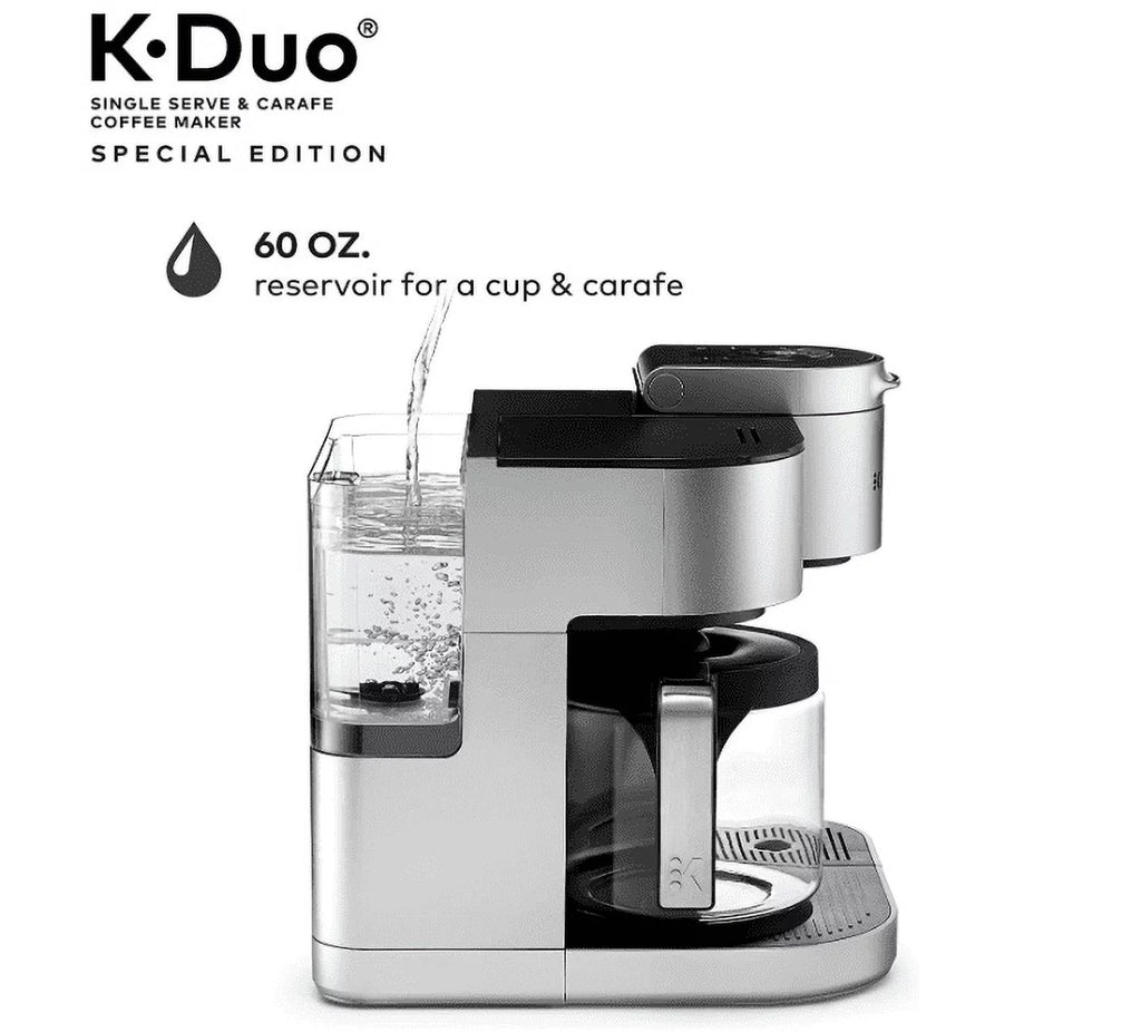 Coffee Maker Single Serve 12-Cup Drip Brewer Silver a7
