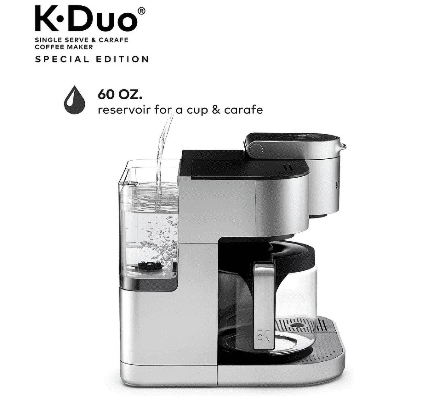 Coffee Maker Single Serve 12-Cup Drip Brewer Silver a7