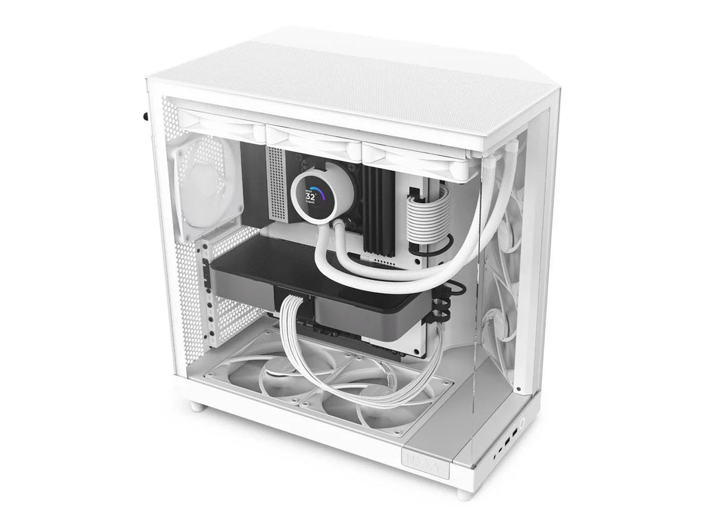 PC Case Dual-Chamber Mid-Tower White a7