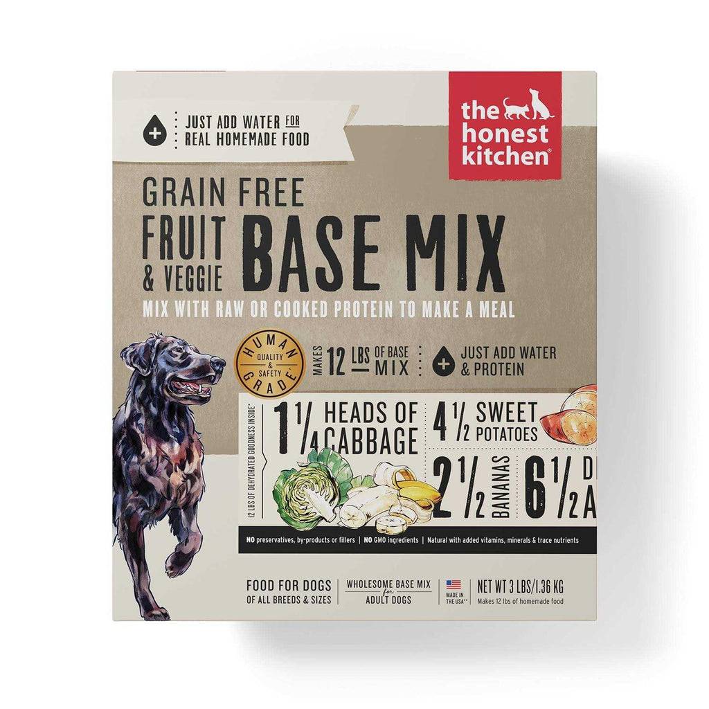 The Honest Kitchen Dehydrated Grain Free Fruit &amp; Veggie Base Mix Dog Food - Pet Supplies online store