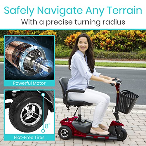 3 Wheel Mobility Scooter Electric Folding for Adults Travel q7